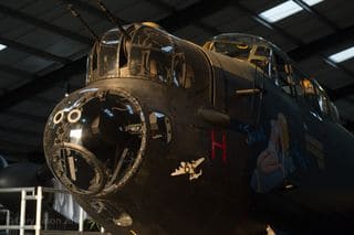Just Jane Gary Eason _DSC3405 BBMF Lancaster nose