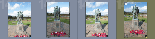 Alternate views of the memorial