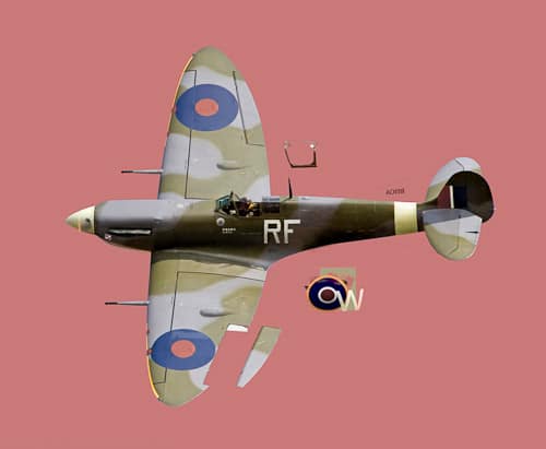 Spitfire Vb in progress_blog Photoshop screenshot