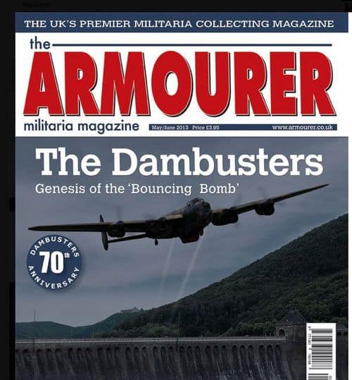 The Armourer magazine cover MayJune 2013 CROP Magazine front cover