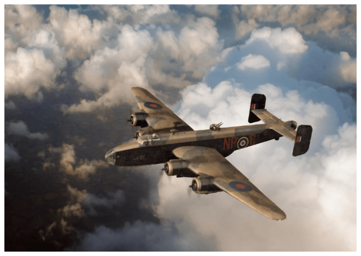 Handley Page Halifax III HX334 / NP-C of 158 Squadron