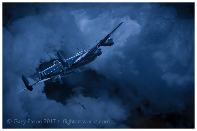 Lancaster ND968-G mid-air collision