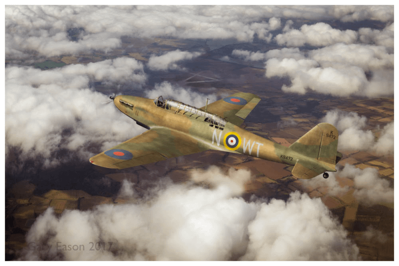 Fairey Battle in flight